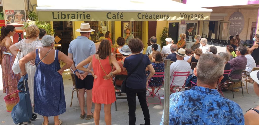 Succès de la première rencontre à la librairie avec Olivier Truc